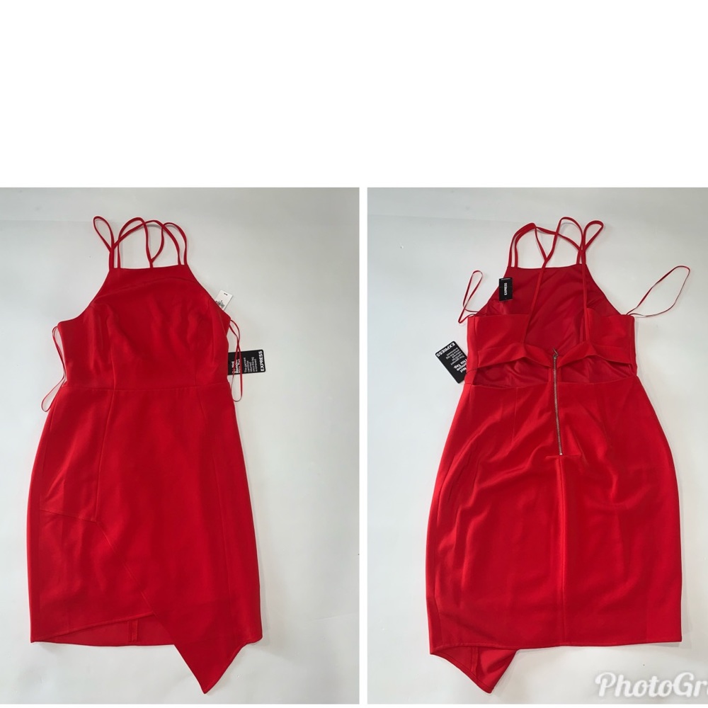 New Women’s Express Red Dress Size 8